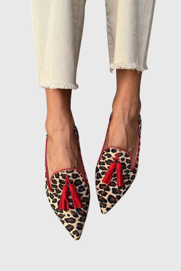 Nela™ | Leopard Loafers
