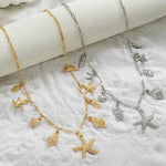Ocean Dreams Starfish & Shell Necklace