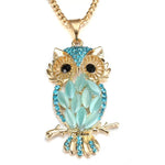 Gold Owl Necklace