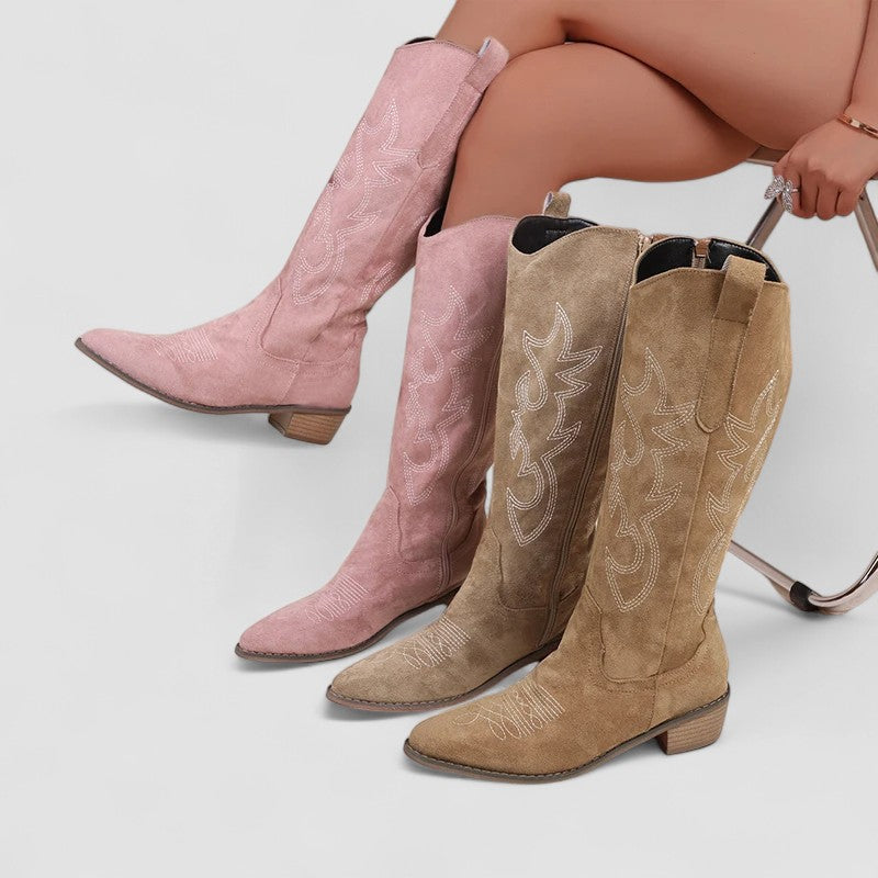 Deirdre women's western knee-high boots