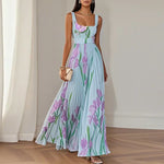 Isla floral a-line maxi dress