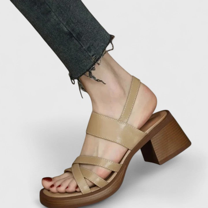Celeste - Elegant Cross Sandals