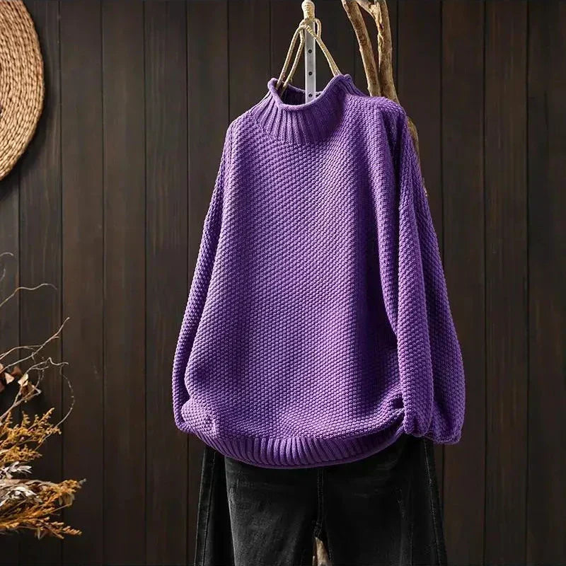 Georgina relaxed textured jumper