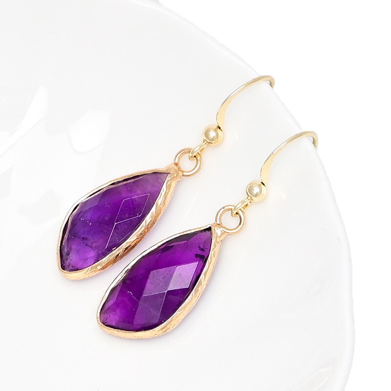 Amethyst Drop Earrings