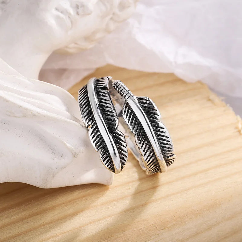 Feather From An Angel — Adjustable Memorial Ring