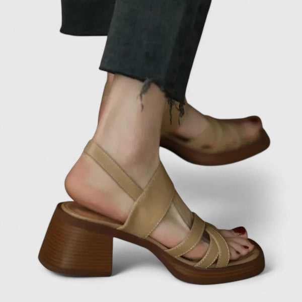 Celeste - Elegant Cross Sandals