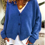 V Neck Button Up Knit Cardigan for women, view 8