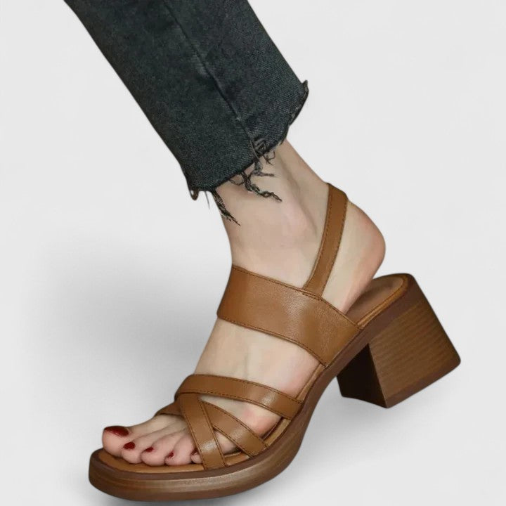 Celeste - Elegant Cross Sandals