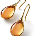 Crystal Drop Earrings in Gold & Silver