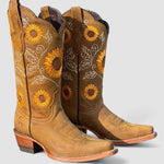 Philippa women's floral-embroidered western boots