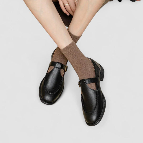 Zhelynne | Orthopaedic Mary Jane Shoes with Square Toe