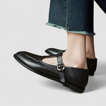 Yvonne women's brogue low-heel mary jane shoes