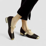 Maureen women's satin jewel-heel mary jane shoes