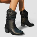 Moira women's slouch heeled boots