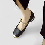Maureen women's satin jewel-heel mary jane shoes