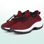 Verity black & red comfort shoes