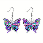 Colourful Butterfly Earrings