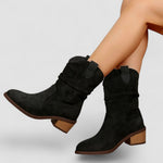 Nerissa women's slouch western ankle boots