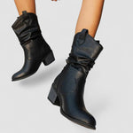 Moira women's slouch heeled boots