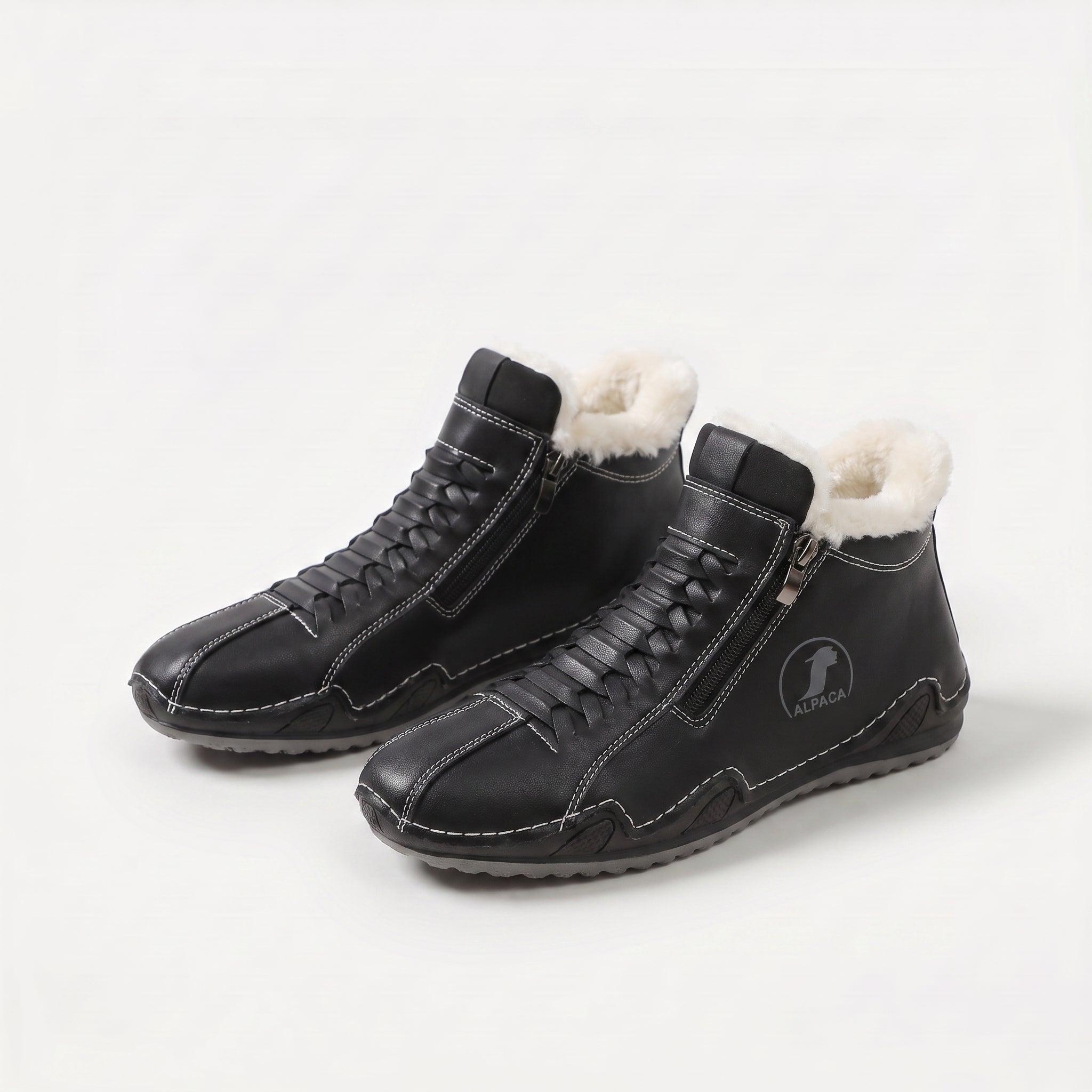 Primrose warm zip & lace-up ankle boots