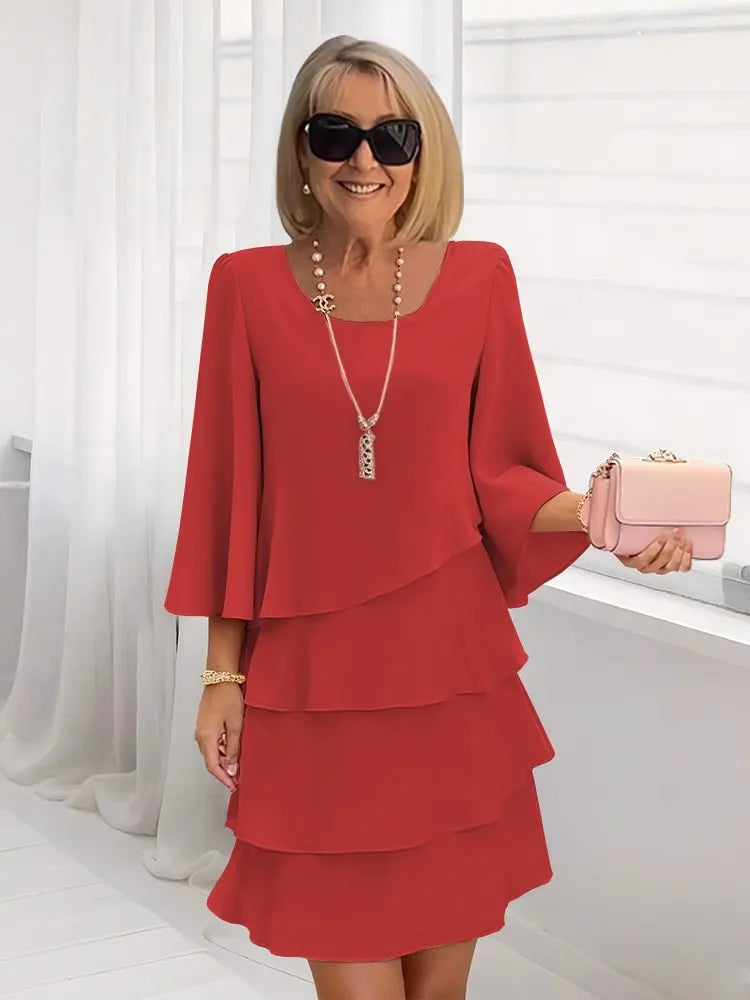 Ursula elegant ruffle dress