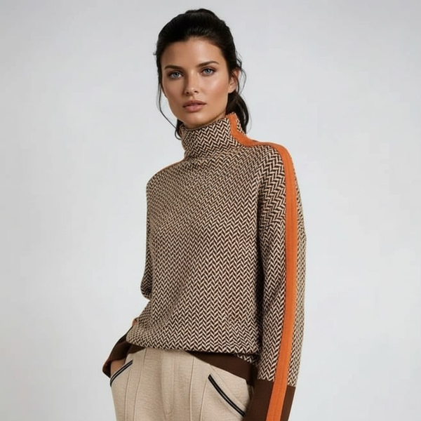 Olivia modern high-neck pullover