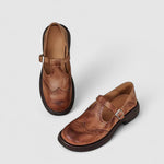 Dorothy women's brogue mary jane flats