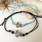 Sea Turtle Leather Anklet