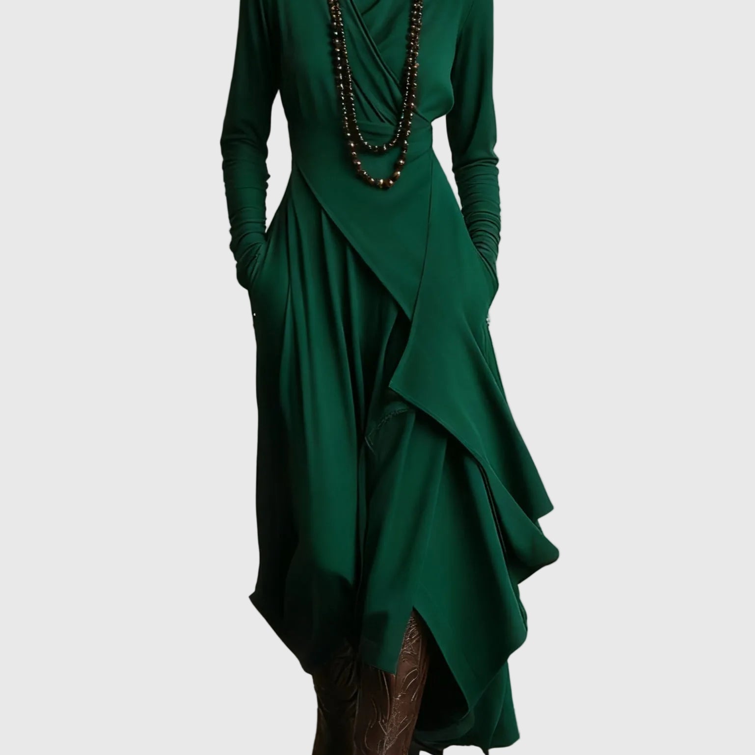 Violet | Pleated Maxi Dress
