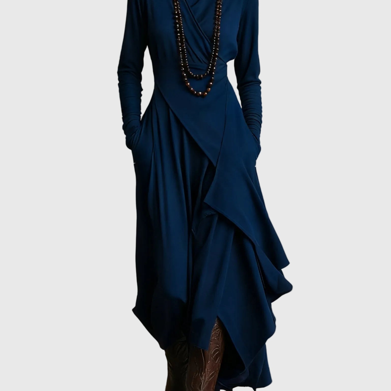 Violet | Pleated Maxi Dress