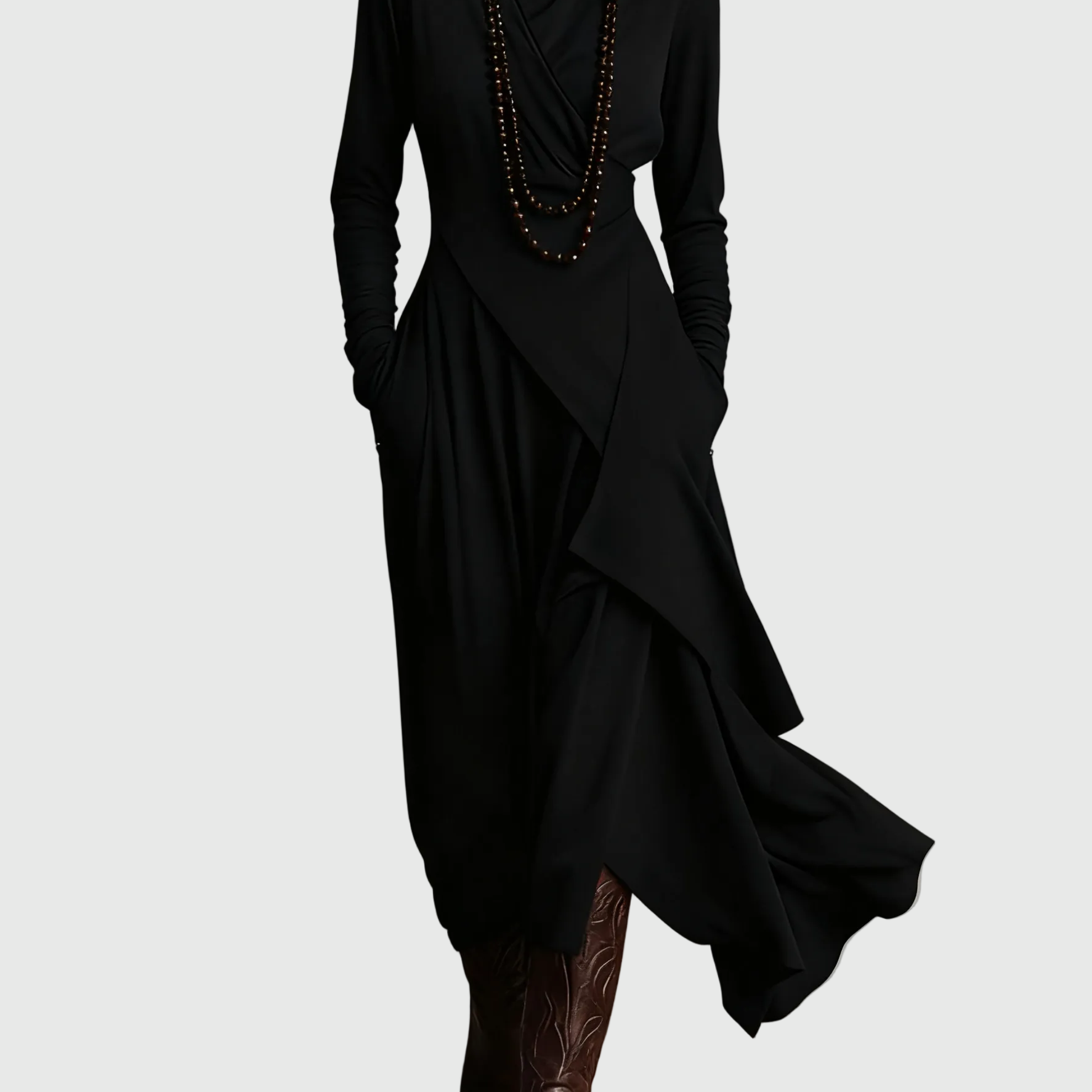 Violet | Pleated Maxi Dress