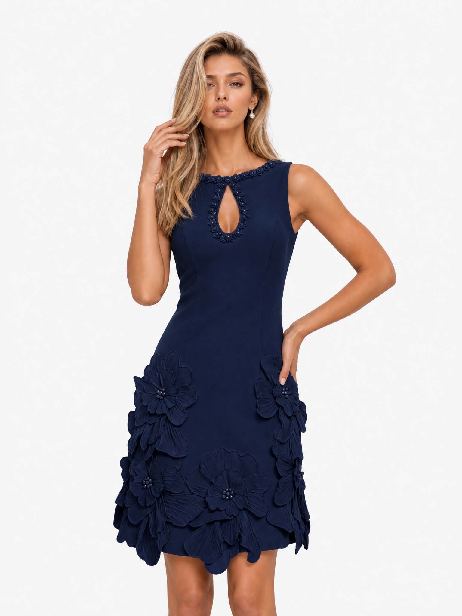 Kendall sleeveless cut-out mini dress