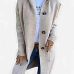 Longline Button Up Knit Cardigan for women