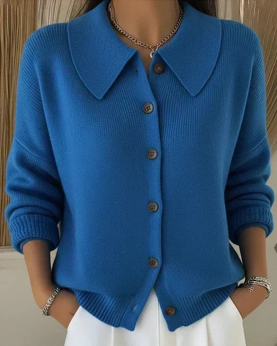 Holly shirt-collar button jacket