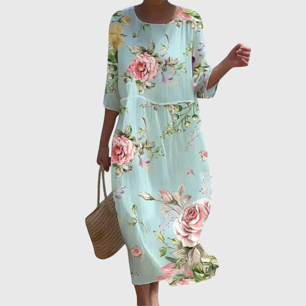 Hayley™ | Elegant Floral Maxi Dress