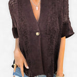 Crochet Knit Short Sleeve Cardigan for women, view 2