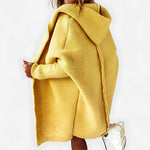 Oversized Chunky Knit Open Front Cardigan for women, view 4