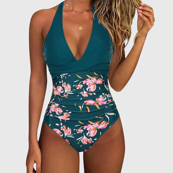 Florence | Elegant V-Neck Swimsuit