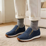 Arabella warm double-zip slip-on sneakers