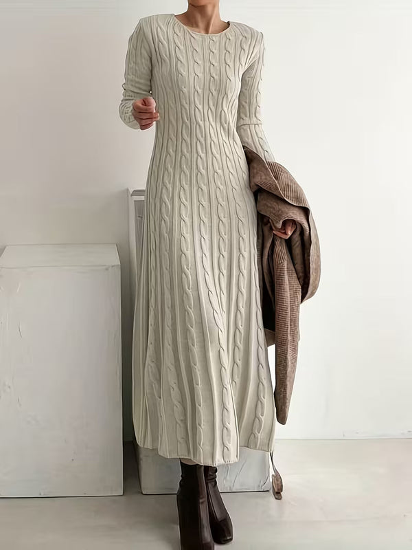 Olivia | Cable-Knit Dress