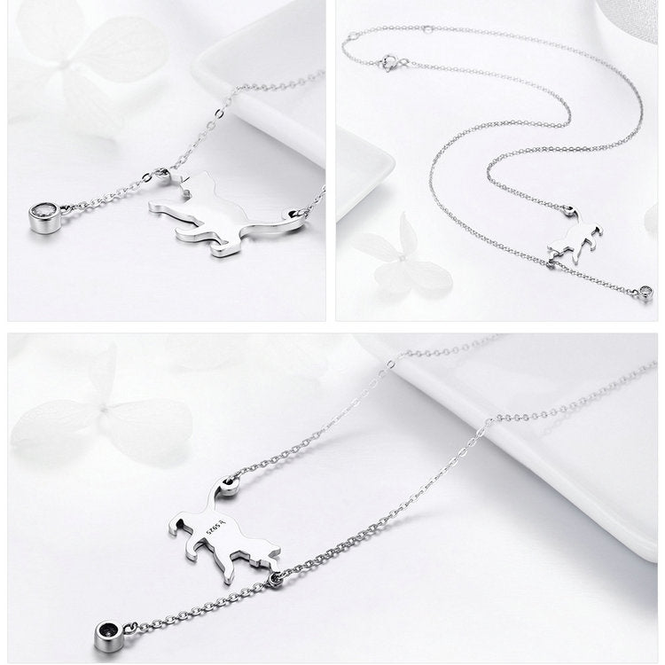 Cat Pendant Necklace