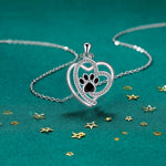 Delicate Paw Print Necklace