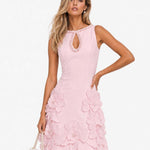 Kendall sleeveless cut-out mini dress