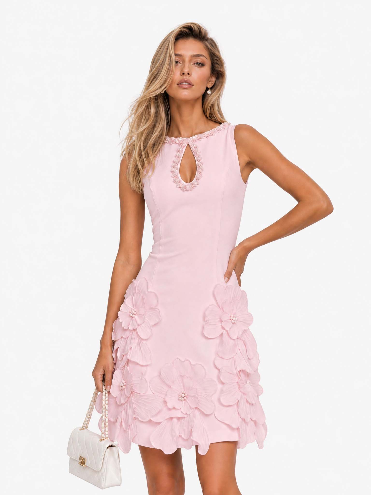 Kendall sleeveless cut-out mini dress