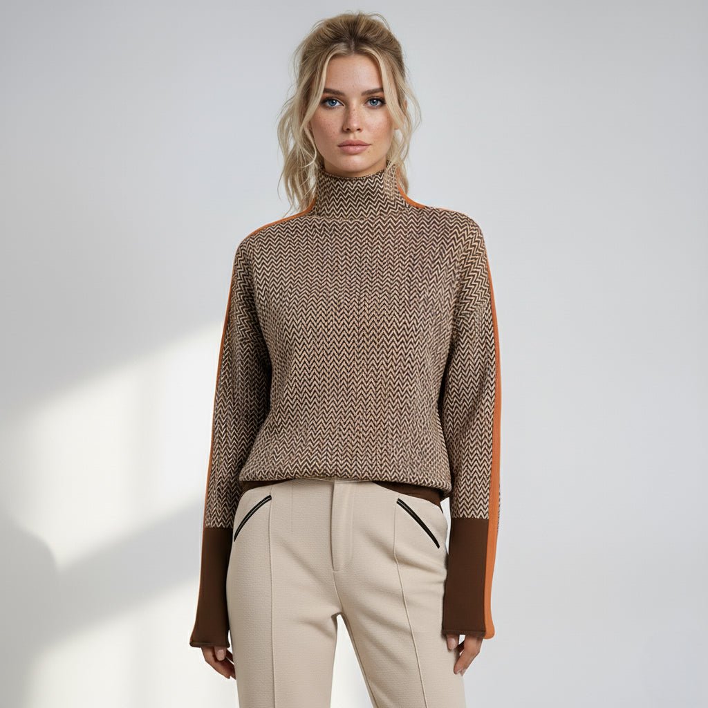 Olivia modern high-neck pullover