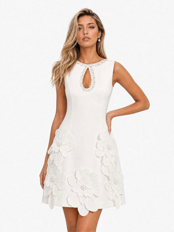 Kendall sleeveless cut-out mini dress