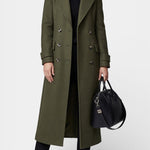 Harriet tailored double-breasted long coat
