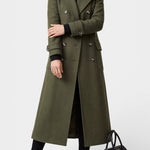 Harriet tailored double-breasted long coat