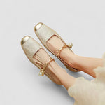 Maureen women's satin jewel-heel mary jane shoes