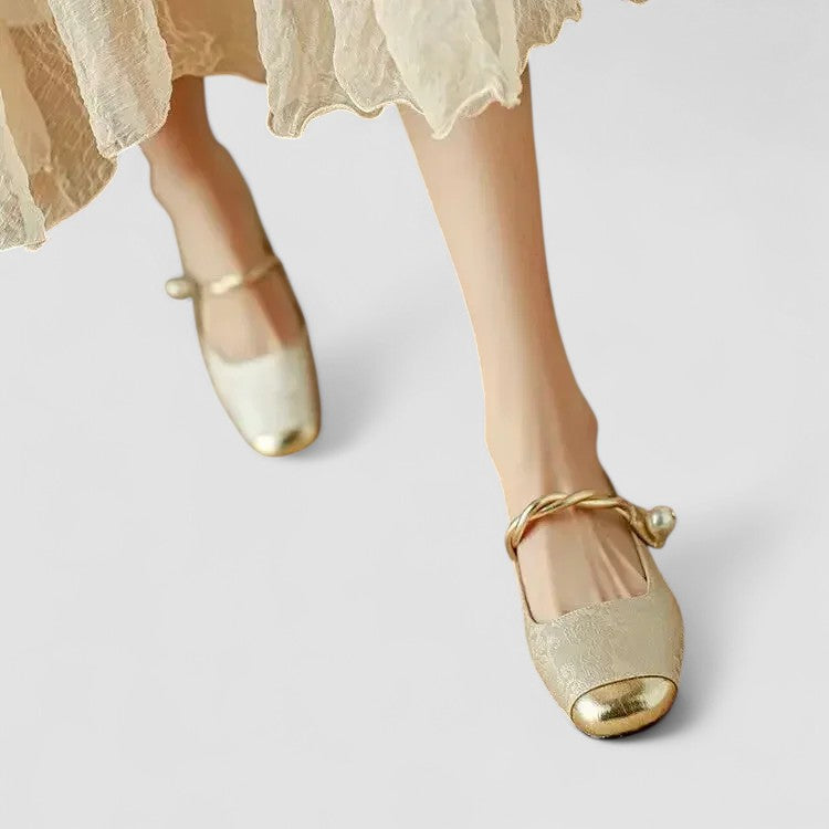 Maureen women's satin jewel-heel mary jane shoes